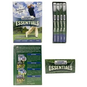 Hank Haney's Essentials Golf Instructional Series 4 DVD Set Full Swing Putting